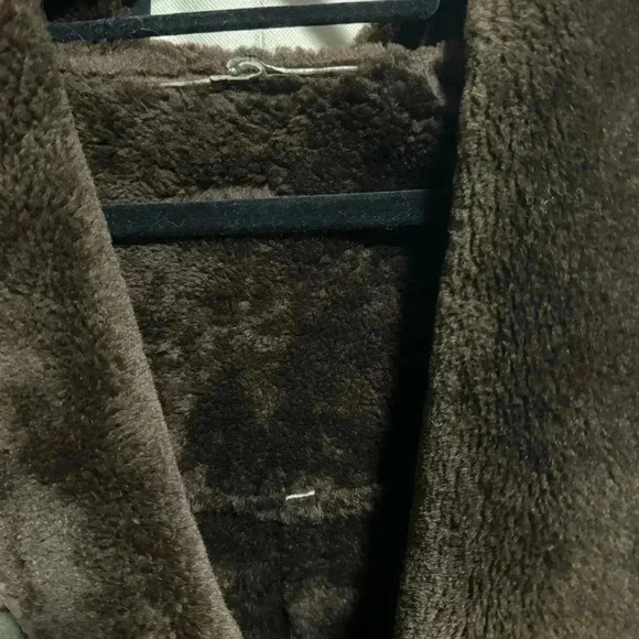 Timberland Shearling Fur Lining Jacket green brown medium men - Picture 10 of 10